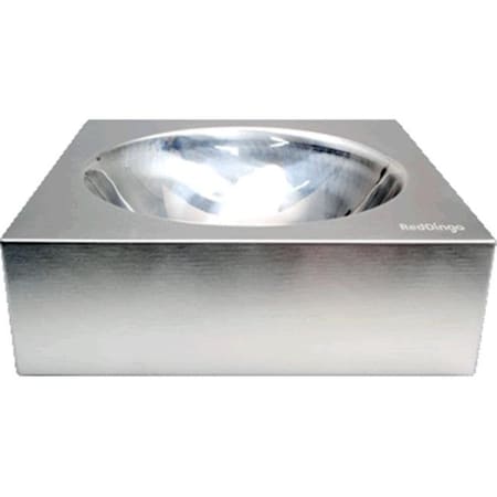 Red Dingo DB-SS-SI-ME Dog Bowl Stainless Steel; Medium